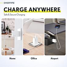 Overtime iPhone 20W Charging Bundle w/ 6ft Lightning To USBC Cable