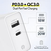 Overtime iPhone Charging Set: Fast Charge 20W/18W Car & Home Kit