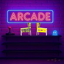 Pac-Man Mini Arcade Pinball Game with Lights & Sound