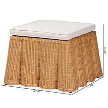 Palm Ottoman 27" W x 27" D x 16.3" H