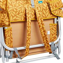 Paradise by Bliss Deluxe Outdoor Folding Chair with Accessories