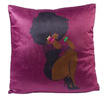 Pardon My Fro Bello 18" x 18" Decorative Pillow