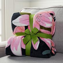 Pardon My Fro Lily Sherpa Fleece Throw