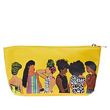 Pardon My Fro Yellow Cosmetic Bag