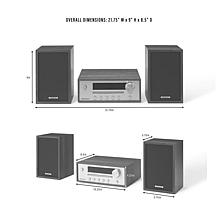 Parker Radio Cd Player - Walnut