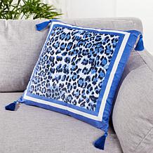Patricia Altschul Luxe Leopard Printed 20" x 20" Pillow