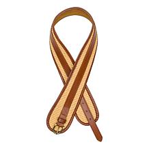 Patricia Nash Aude Woven Straw and Leather Belt