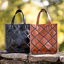Patricia Nash Billie Leather Top Handle Crossbody