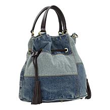 Patricia Nash Lennox Denim Large Satchel