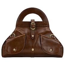 Patricia Nash Milania Convertible Leather Satchel