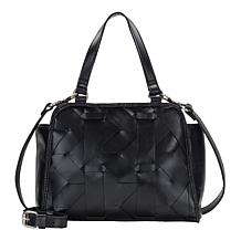 Patricia Nash Mirrini Woven Leather Satchel
