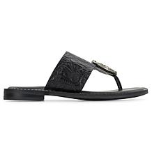 Patricia Nash Niki Leather Compass Medallion Sandal