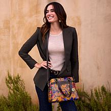 Patricia Nash Rosora Leather Satchel