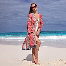 Patricia Nash Ruana with Tassels