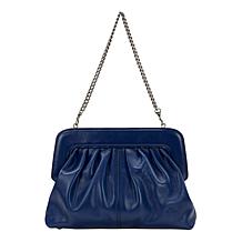 Patricia Nash Zelia Sequin Fabric & Leather Frame Clutch
