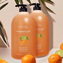 Perlier Mandarin and Lime 1L Bath and Shower Gel 2-pack Auto-Ship®