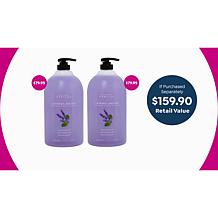 Perlier Wild Flower and Green Tea 1L Bath and Shower Gel 2-pack