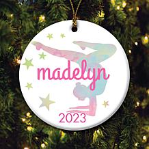 Personalized Gymnastics Ornament