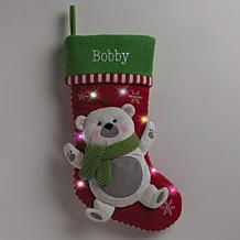 Personalized Twinkling LED Stocking