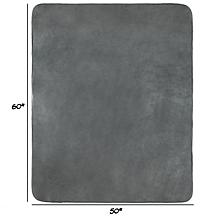 Pet Adobe 60" x 50" Waterproof Pet Throw Blanket Gray