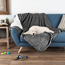 Pet Adobe 60" x 50" Waterproof Pet Throw Blanket Gray