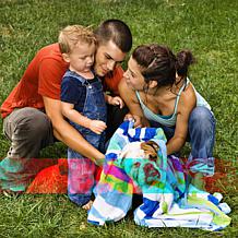 Pet Adobe Collapsible Dog Pool and Bath with Drain - Red