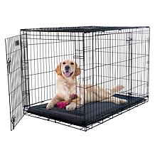 Pet Adobe Waterproof Dog Crate Pet Bed 38.75" x 25" Navy