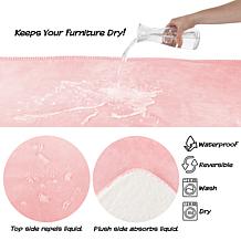Pet Adobe Waterproof Reversible Pet Blanket 50”x 60” - Pink