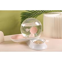 Pet Life Auto-Myst 2-in-1 Automated Gravity Pet Water/Food Dispenser