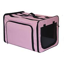 Pet Life Extra-Large Expandable Collapsible Travel Pet Dog Crate