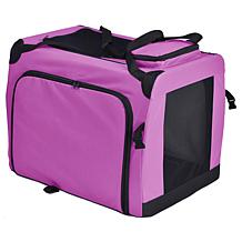 Pet Life Large Soft Folding Collapsible Expandable Pet Dog Crate