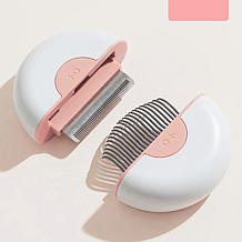 Pet Life LYNX 2-in-1 Travel Connecting Grooming Pet Comb and Deshedder