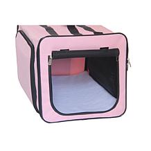 Pet Life Medium Expandable Collapsible Travel Pet Dog Crate