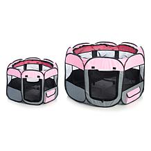 Pet Life Medium Lightweight Wire-Framed Collapsible Pet Playpen