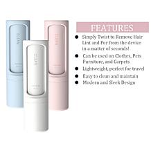 Pet Life Orotund Magical Lint and Pet Hair Removal Brush
