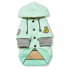 Pet Life Touchdog Hampton Beach Ultra Soft Cotton Dog Hoodie