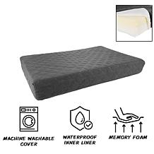 Petmaker Elevated Dog Bed with Memory Foam Waterproof for up to 110lbs