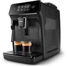 Philips 1200 Automatic Espresso Machine with Milk Frother - Black 