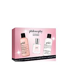 philosophy 3-piece amazing grace eau de toilette mini set