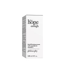philosophy 4 oz. When Hope is Not Enough Facial Firming Serum