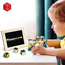 PicassoTiles 1" Magnetic Puzzle Cubes World Famous Paintings
