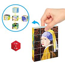 PicassoTiles 1" Magnetic Puzzle Cubes World Famous Paintings