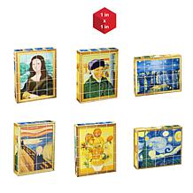 PicassoTiles 20-piece World Famous Painting Puzzle Magnetic Cubes