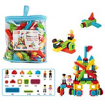 PicassoTiles PTB116 Bristle Shape Blocks 116pc Building Set