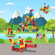 PicassoTiles PTB116 Bristle Shape Blocks 116pc Building Set