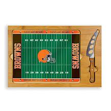 Picnic Time Glass Top Cutting Board-Cleveland Browns