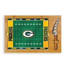 Picnic Time Glass Top Cutting Board - Green Bay Packers