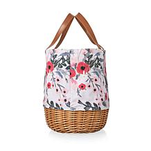Picnic Time Promenade Basket - Floral Pattern