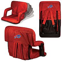 Picnic Time Ventura Folding Stadium Chair-Buffalo Bills