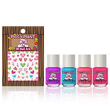 Piggy Paint Birthday Cake Shake Mini Polish 4-Pack